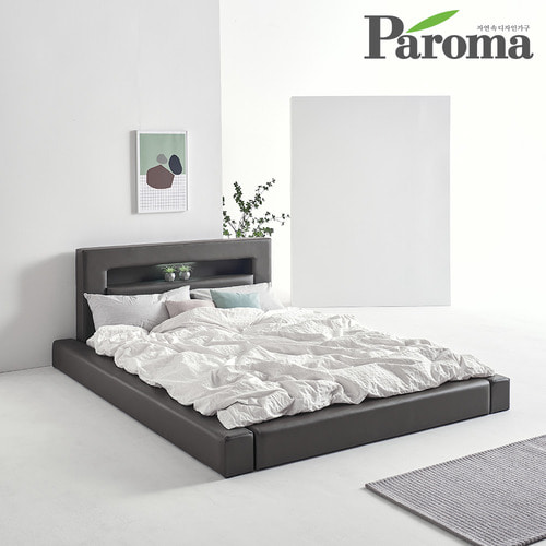 파로마-파로마 디어 LED 조명 낮은 저상형 침대 프레임 1인용  E0등급 SS